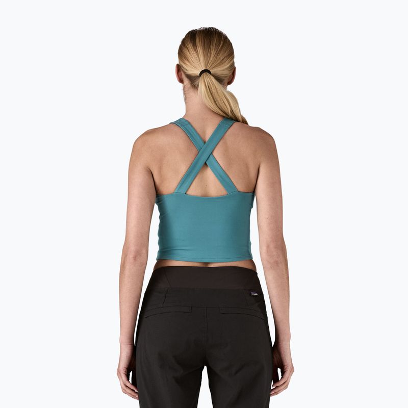 Tricou de trekking pentru femei Patagonia Reversible Tank wetland blue 3