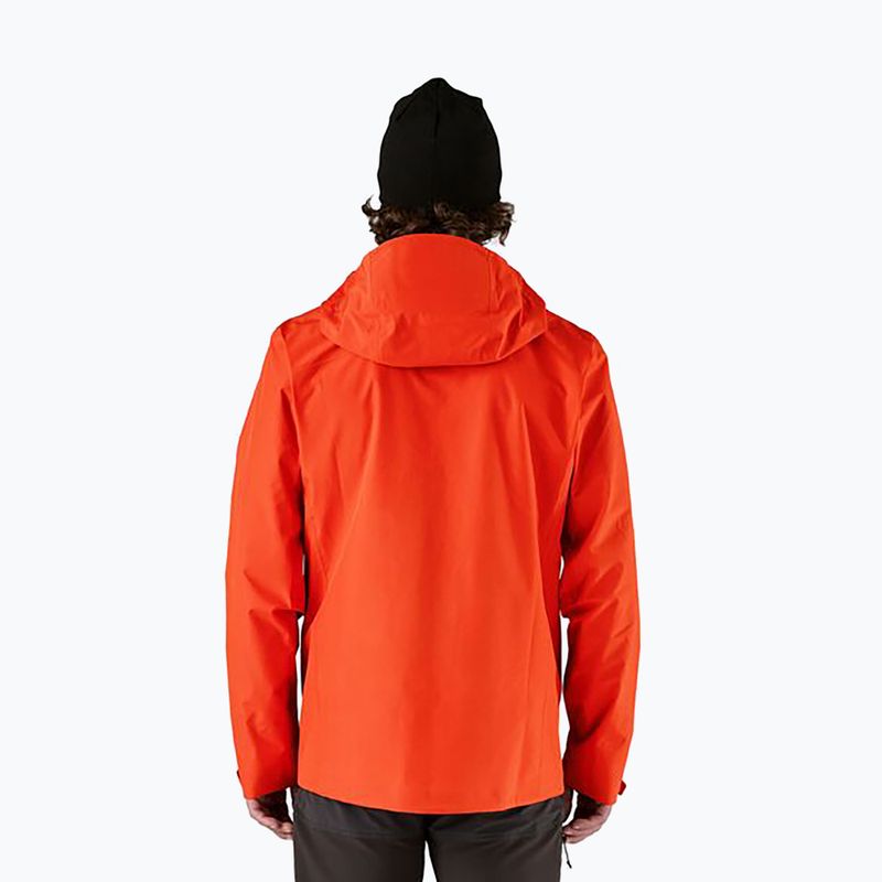 Geacă de ploaie pentru bărbați Patagonia Triolet pollinator orange 2