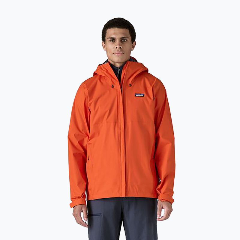 Geacă de ploaie pentru bărbați Patagonia Torrentshell 3L Rain pollinator orange