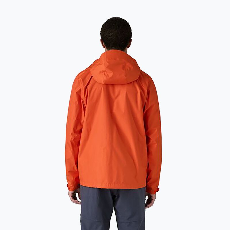 Geacă de ploaie pentru bărbați Patagonia Torrentshell 3L Rain pollinator orange 2