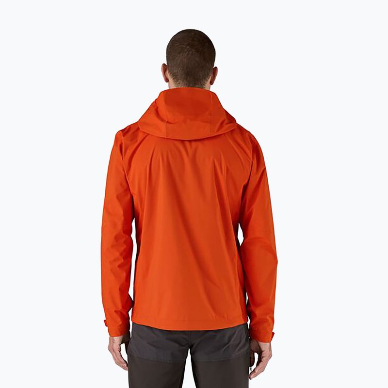 Geacă de ploaie pentru bărbați Patagonia Granite Crest Rain pollinator orange 2