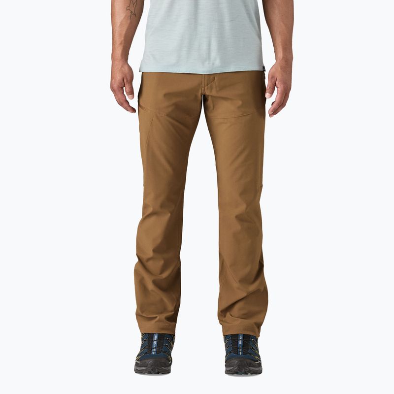 Pantaloni de trekking pentru bărbați Patagonia Terravia Trail Regular coriander brown