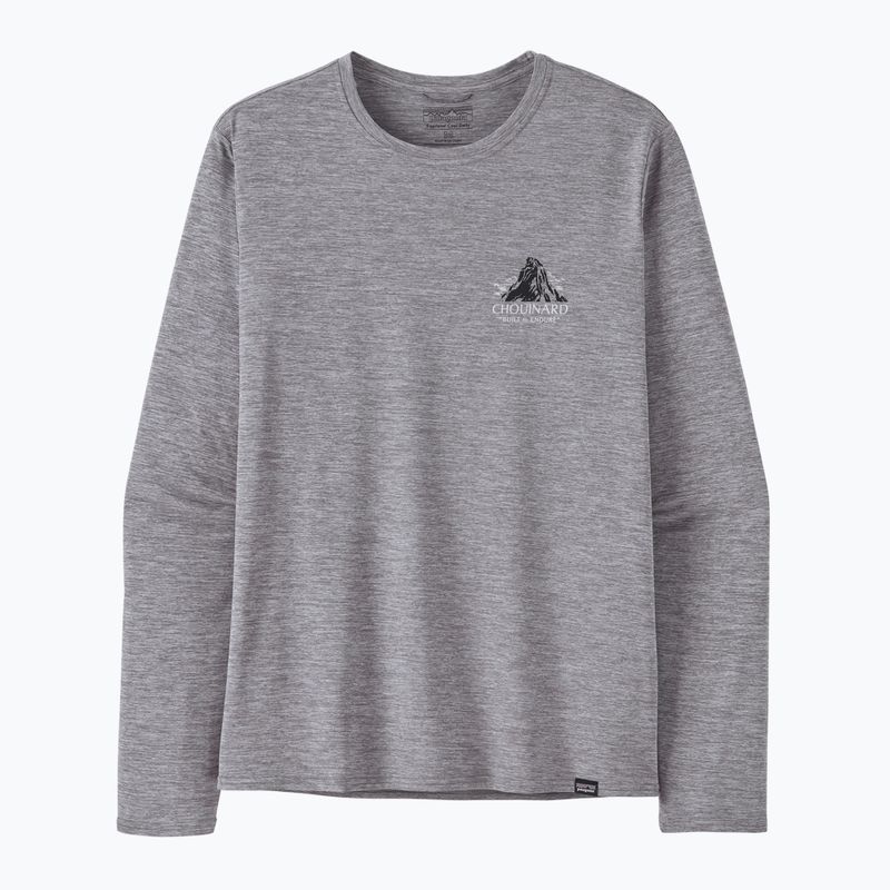 Longsleeve pentru bărbați Patagonia Cap Cool Daily Graphic Lands chouinard crest/feather grey 4