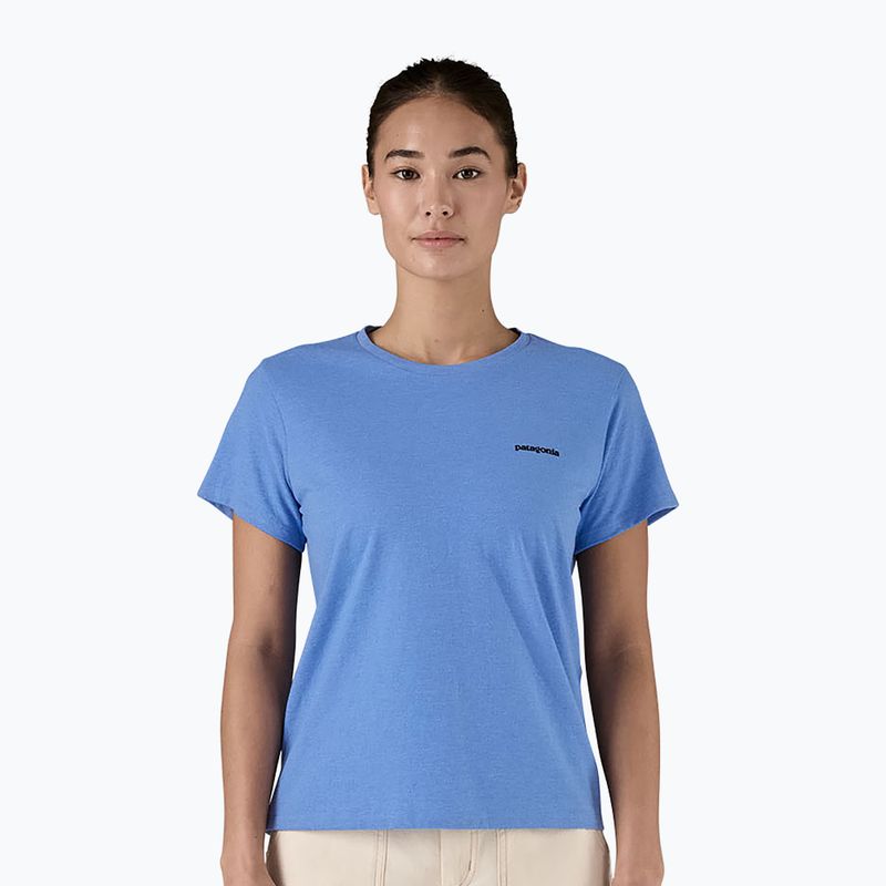 Tricou pentru femei Patagonia P-6 Logo Responsibili-Tee abundant blue 7