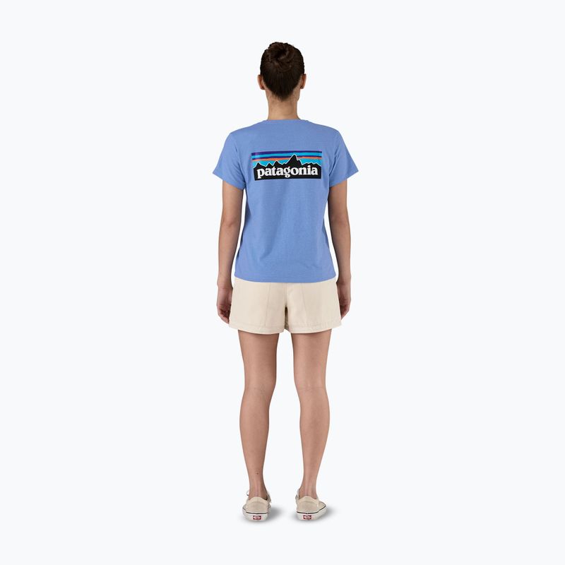 Tricou pentru femei Patagonia P-6 Logo Responsibili-Tee abundant blue 3