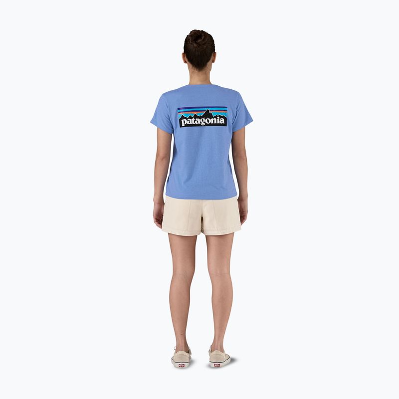 Tricou pentru femei Patagonia P-6 Logo Responsibili-Tee abundant blue 9