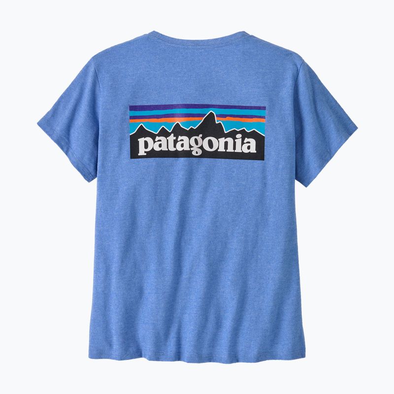 Tricou pentru femei Patagonia P-6 Logo Responsibili-Tee abundant blue 5