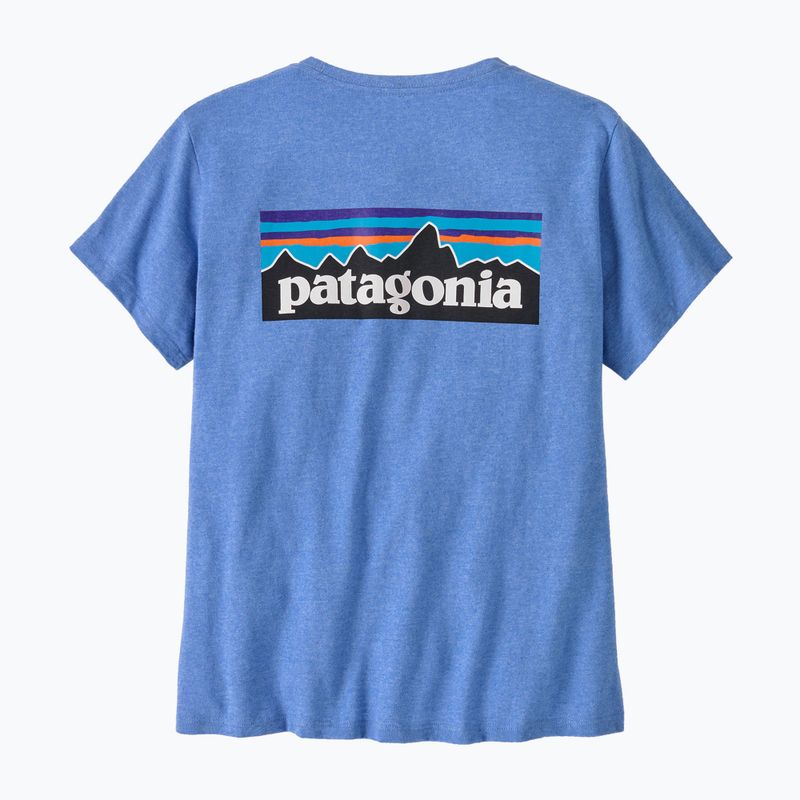 Tricou pentru femei Patagonia P-6 Logo Responsibili-Tee abundant blue 11