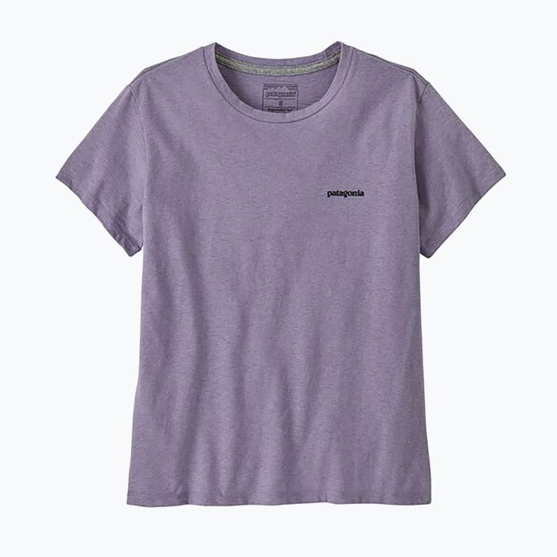 Tricou pentru femei Patagonia P-6 Logo Responsibili-Tee concrete purple