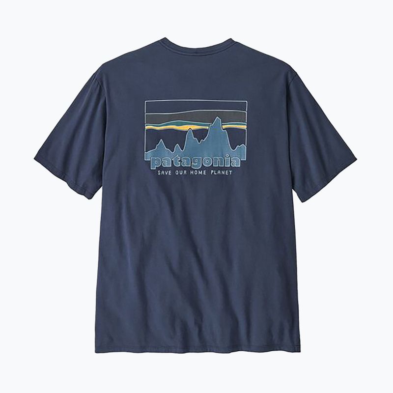 Tricou pentru bărbați  Patagonia '73 Skyline Organic new navy 2