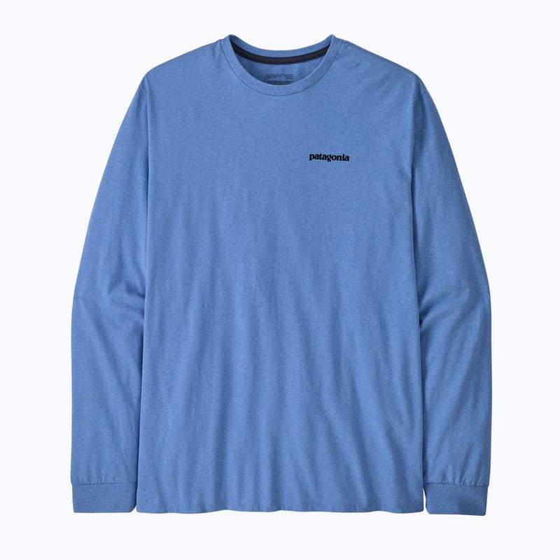 Longsleeve pentru bărbați Patagonia P-6 Logo Responsibili abundant blue 2