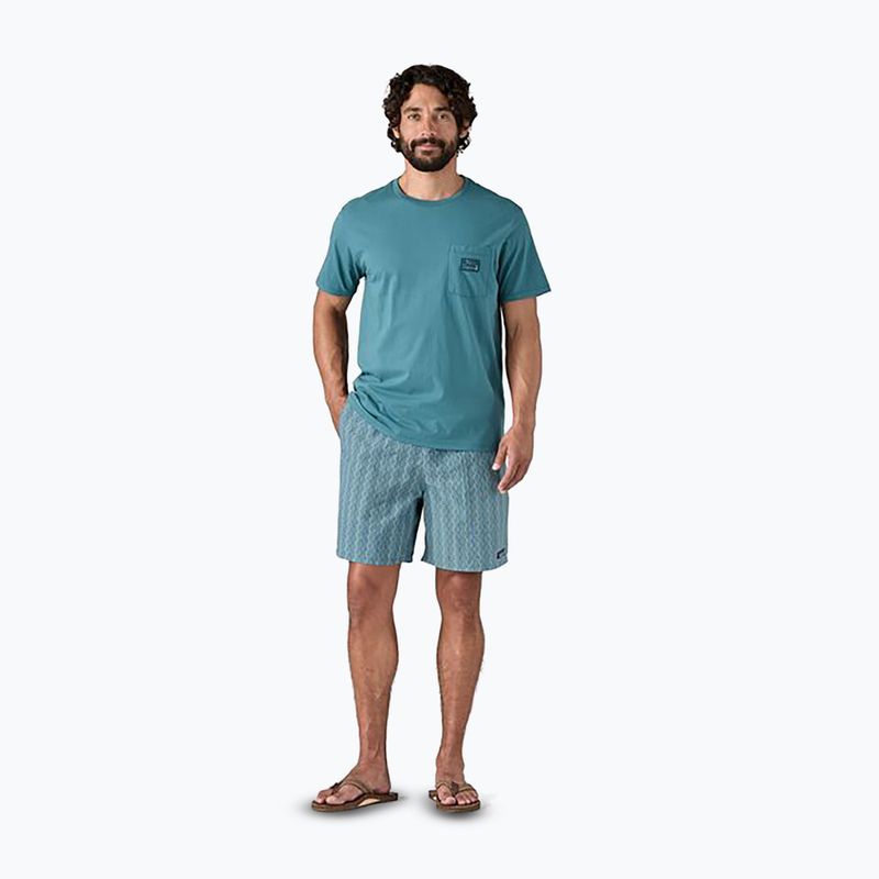 Pantaloni scurți pentru bărbați Patagonia Baggies Longs 7" kaleidoscope/still blue 2