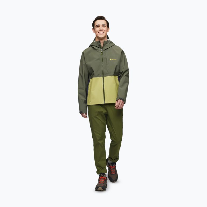 Geacă de ploaie Cotopaxi Cielo Rain Jacket fatigue/lemongrass 2