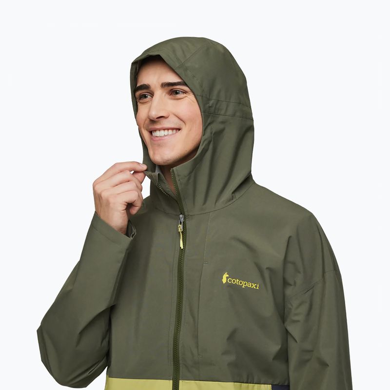 Geacă de ploaie Cotopaxi Cielo Rain Jacket fatigue/lemongrass 5