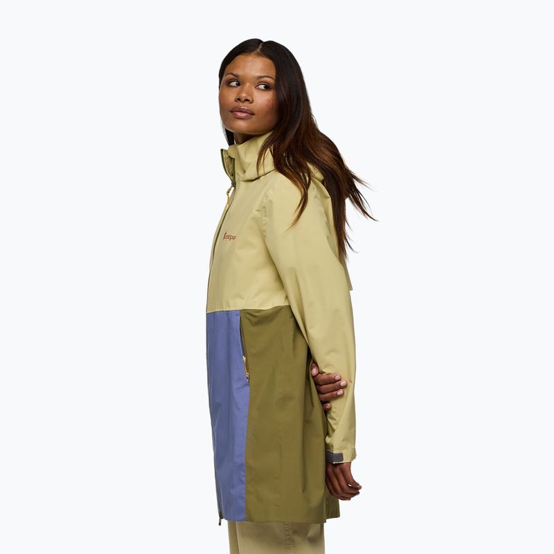 Geacă de ploaie pentru femei Cotopaxi Cielo Rain Trench grain/smoke 3