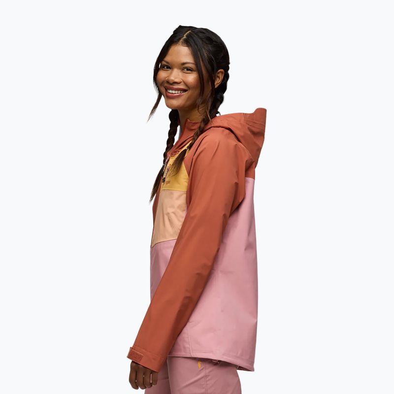 Geacă de ploaie pentru femei Cotopaxi Impermeo 3L Hooded Shell faded brick/rose 4
