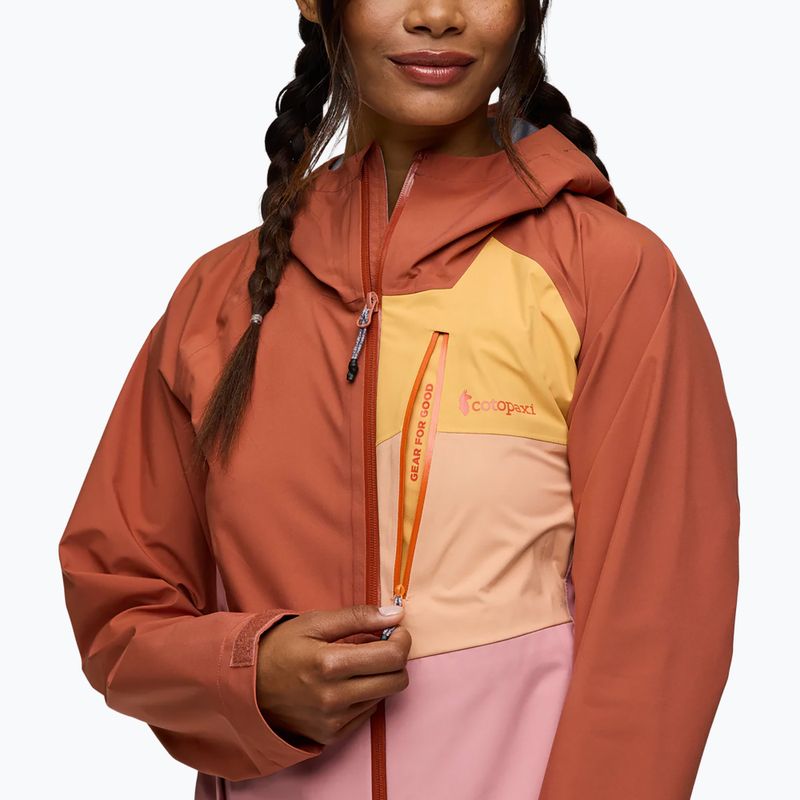 Geacă de ploaie pentru femei Cotopaxi Impermeo 3L Hooded Shell faded brick/rose 6