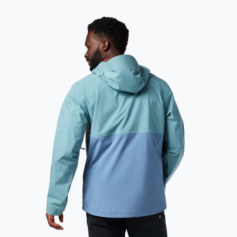 Geacă softshell pentru bărbați Cotopaxi Impermeo 3L Hooded Shell everglade and steel blue 2