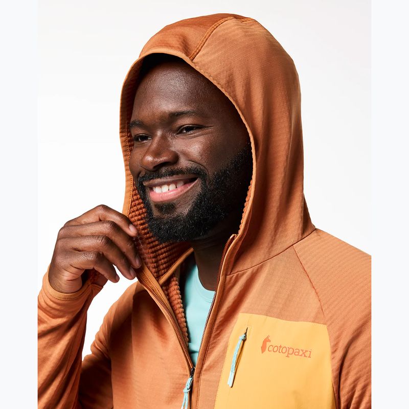 Bluză de trekking pentru bărbați Cotopaxi Otero Fleece Full-Zip Hooded whiskey 5