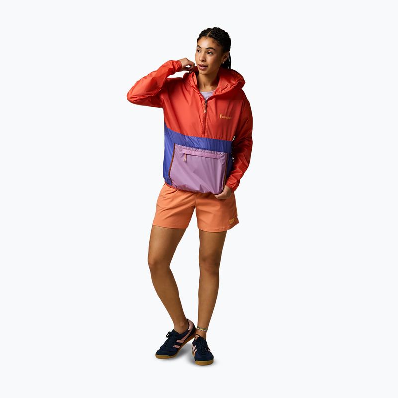 Geacă rezistentă la vânt pentru femei Cotopaxi Teca Half-Zip Windbreaker smell the begonias 2