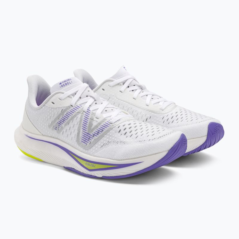 New Balance pantofi de alergare pentru femei New Balance FuelCell Rebel v3 munsell alb 4