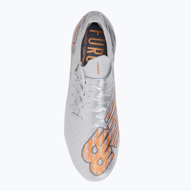 Ghete de fotbal pentru bărbați New Balance Furon V7 Pro SG argintiu 6