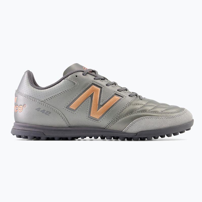 Ghete de fotbal pentru bărbați New Balance 442 V2 Team TF argintiu 9