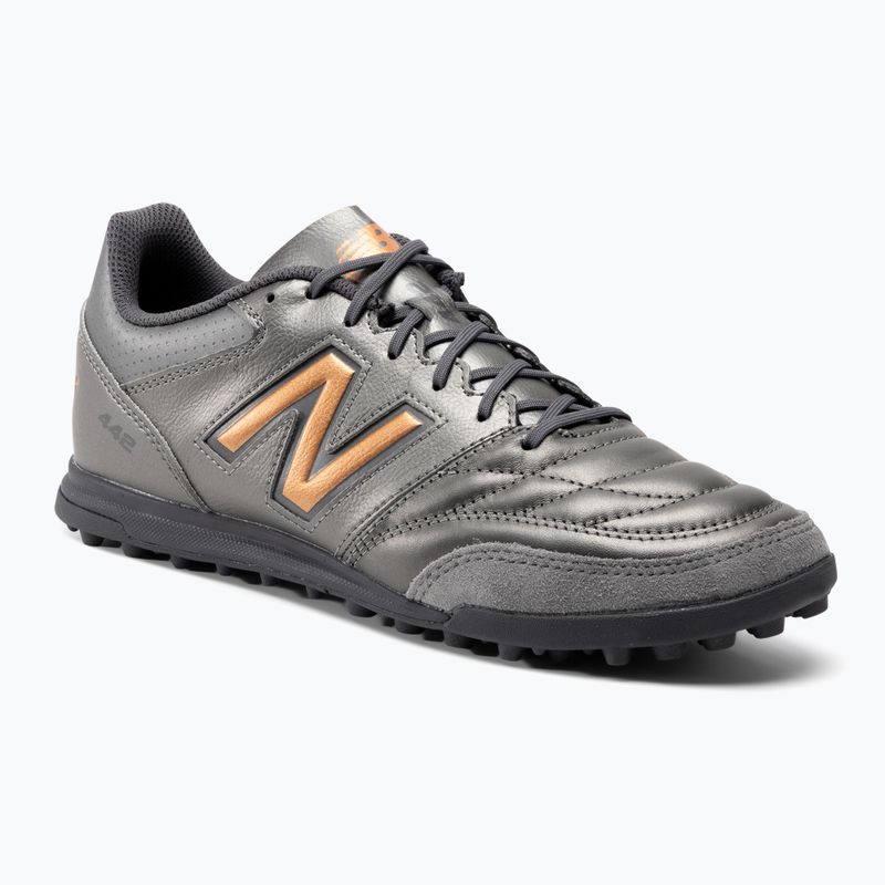 Ghete de fotbal pentru bărbați New Balance 442 V2 Team TF argintiu