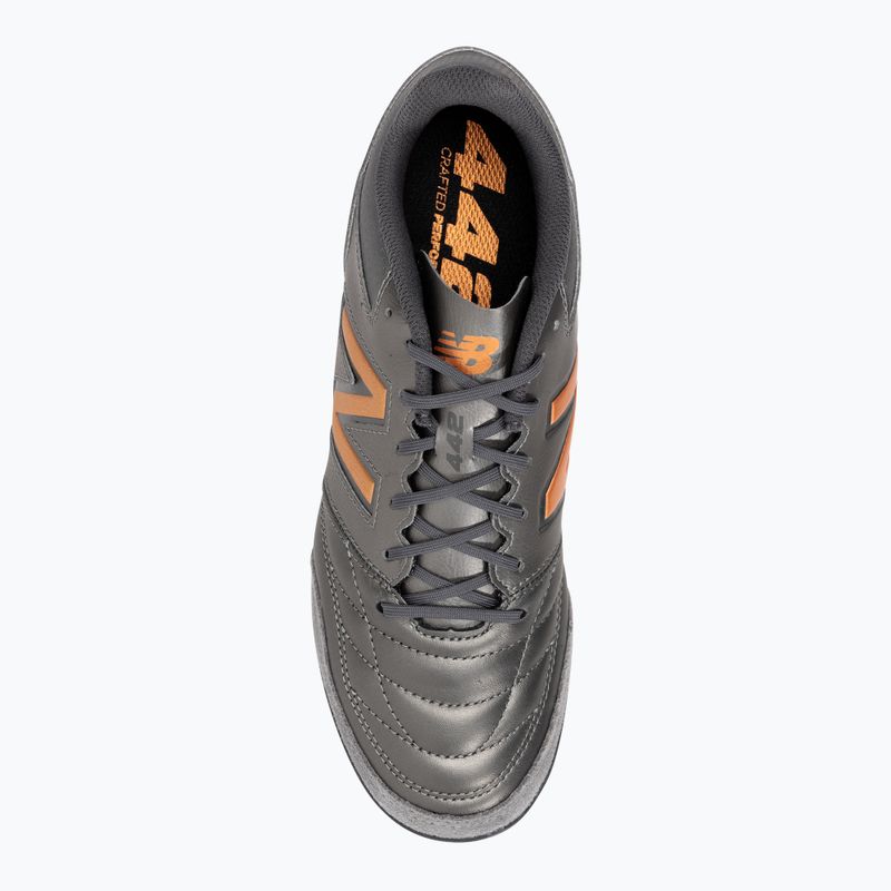 Ghete de fotbal pentru bărbați New Balance 442 V2 Team TF argintiu 6