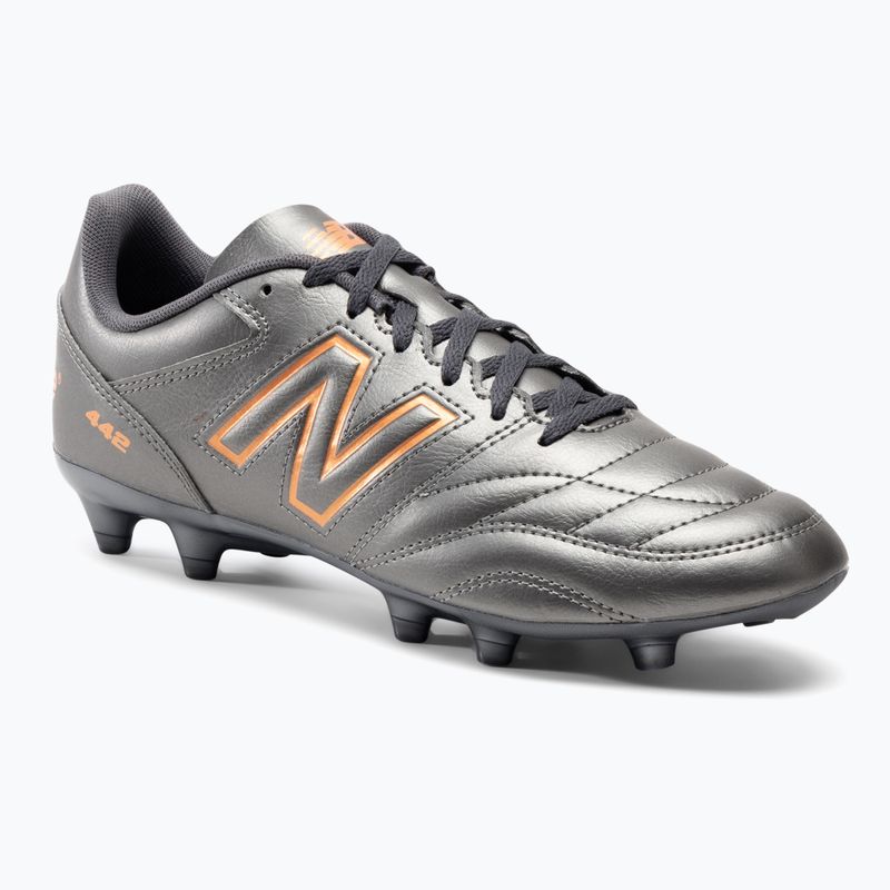 Ghete de fotbal pentru bărbați New Balance 442 V2 Academy FG argintiu