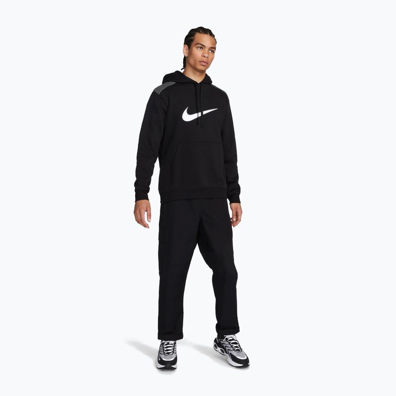 Bluză pentru bărbați Nike Sportswear black/iron grey 2