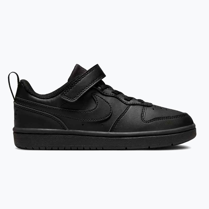 Încălțăminte pentru copii Nike Court Borough Low Recraft black/black/black