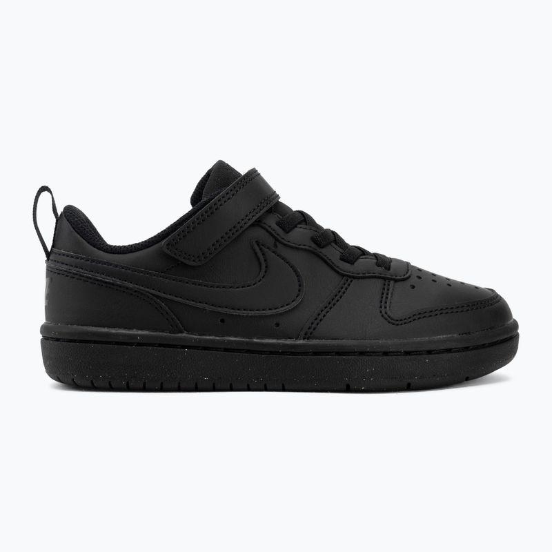 Încălțăminte pentru copii Nike Court Borough Low Recraft black/black/black 2