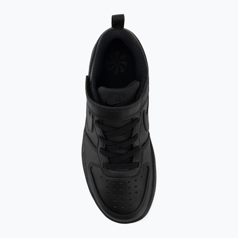 Încălțăminte pentru copii Nike Court Borough Low Recraft black/black/black 5