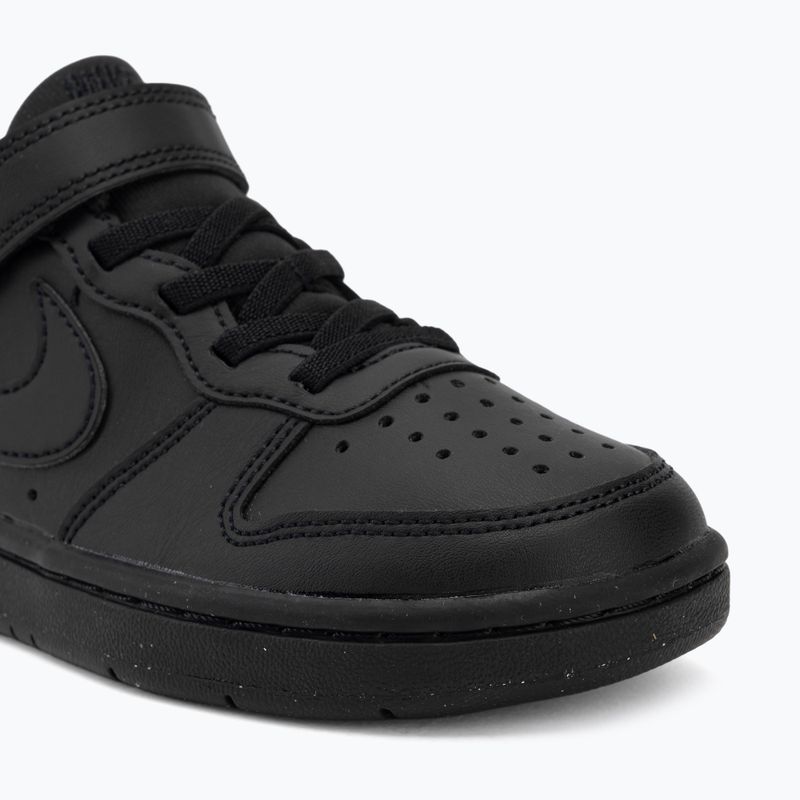 Încălțăminte pentru copii Nike Court Borough Low Recraft black/black/black 7