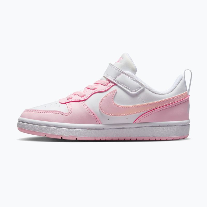 Încălțăminte pentru copii Nike Court Borough Low Recraft white/pink foam 2