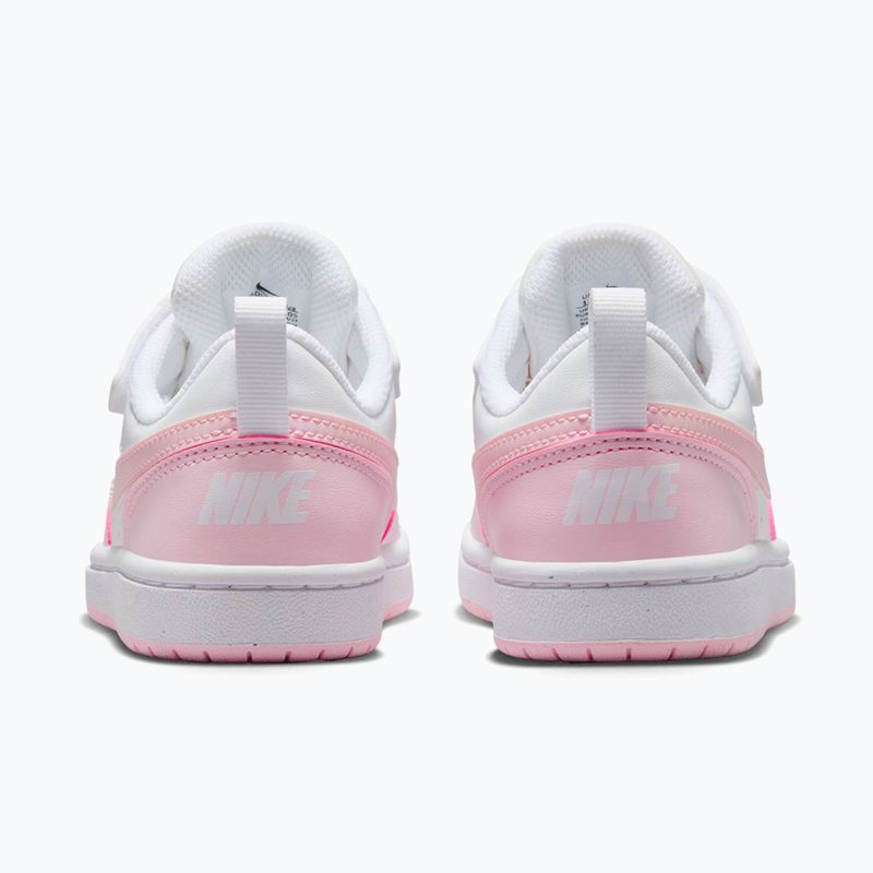 Încălțăminte pentru copii Nike Court Borough Low Recraft white/pink foam 4