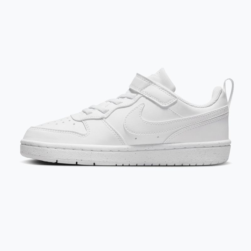 Încălțăminte pentru copii Nike Court Borough Low Recraft white/white/white 2