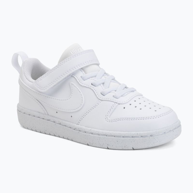 Încălțăminte pentru copii Nike Court Borough Low Recraft white/white/white