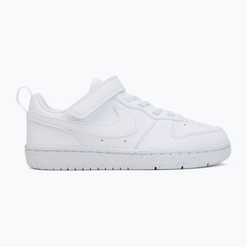 Încălțăminte pentru copii Nike Court Borough Low Recraft white/white/white 2
