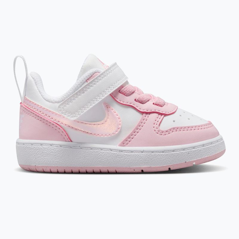 Încălțăminte pentru copii Nike Court Borough Low Recraft white/pink foam
