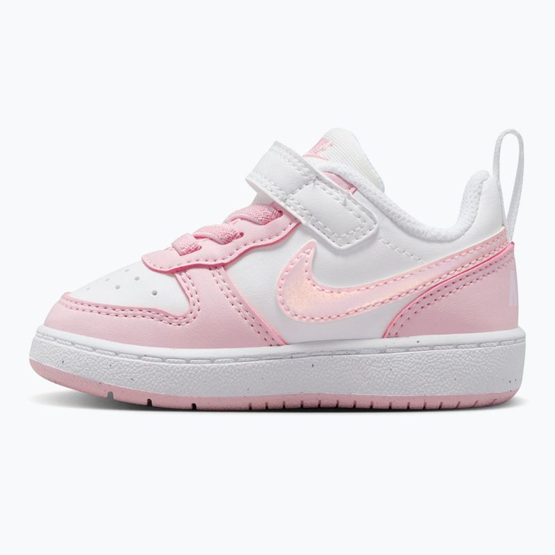 Încălțăminte pentru copii Nike Court Borough Low Recraft white/pink foam 2