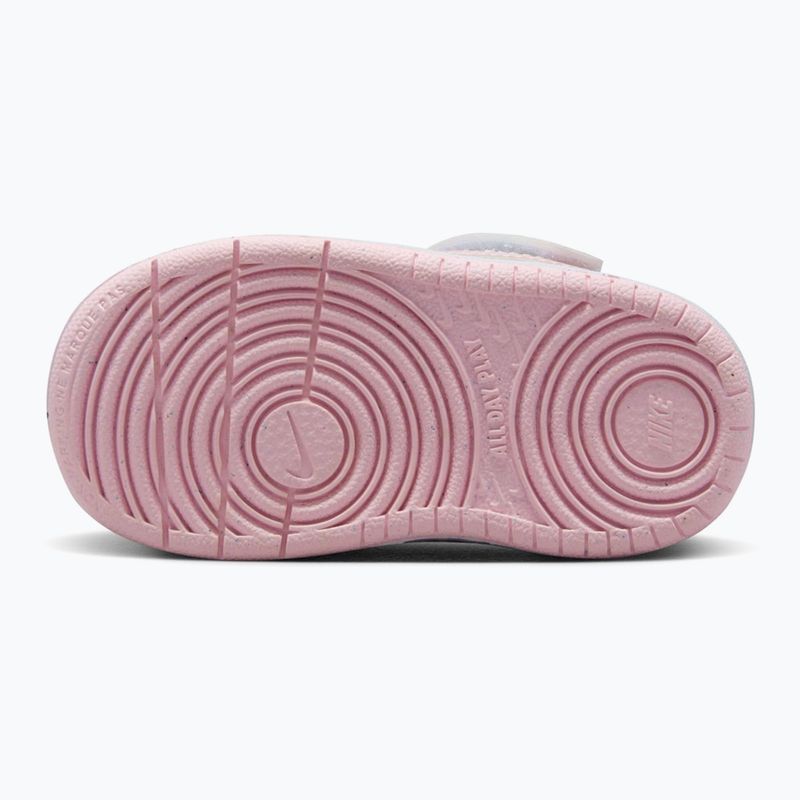 Încălțăminte pentru copii Nike Court Borough Low Recraft white/pink foam 3