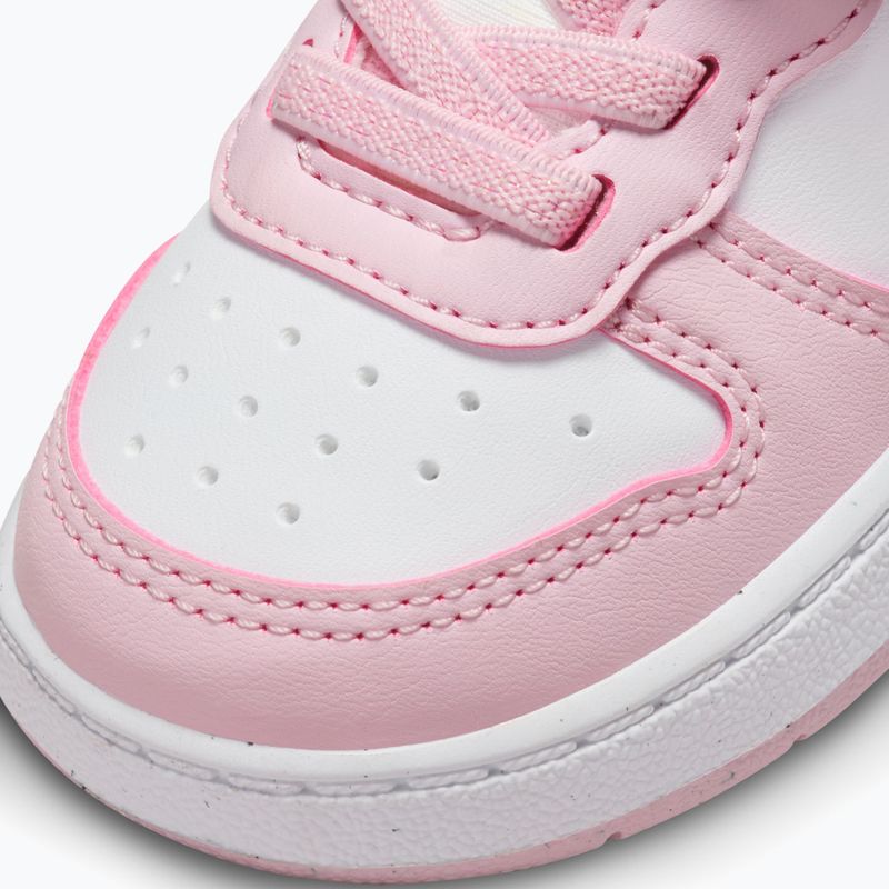 Încălțăminte pentru copii Nike Court Borough Low Recraft white/pink foam 5