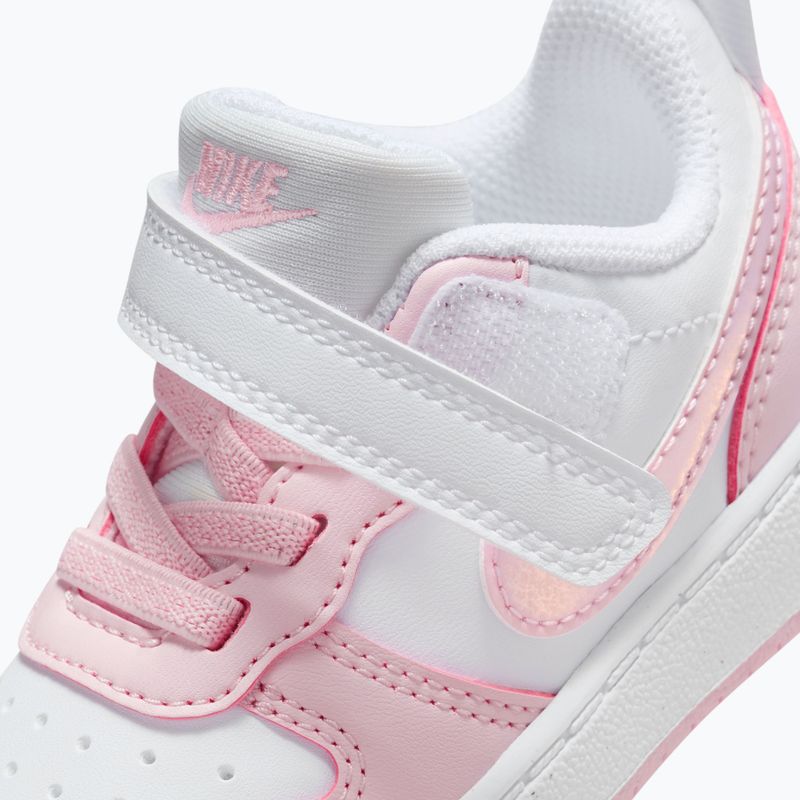 Încălțăminte pentru copii Nike Court Borough Low Recraft white/pink foam 6