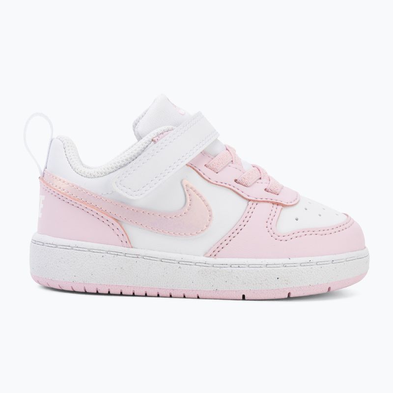 Încălțăminte pentru copii Nike Court Borough Low Recraft white/pink foam 2