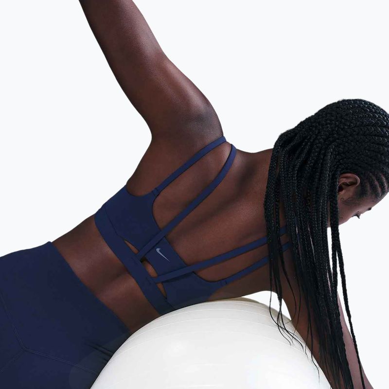 Sutien de antrenament Nike Zenvy Strappy midnight navy/white 5