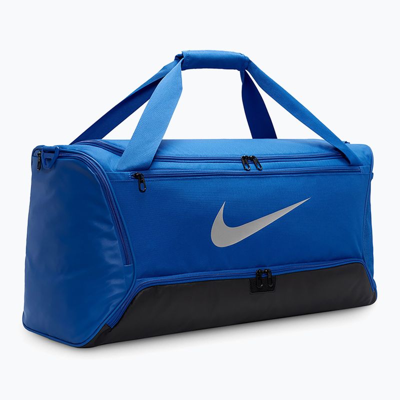 Geantă de antrenament Nike Brasilia 9.5 60 l game royal/black/metallic silver 4