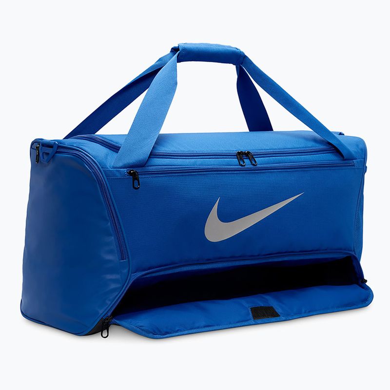 Geantă de antrenament Nike Brasilia 9.5 60 l game royal/black/metallic silver 5