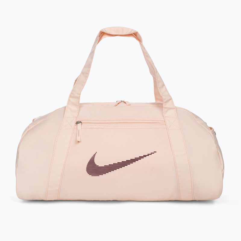 Geantă de antrenament Nike Gym Club 24 l guava ice/guava ice/night maroon